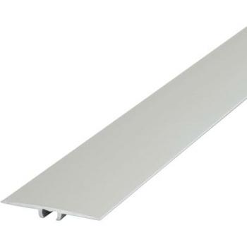 Plafond à profilé plat argenté, longueur 90 cm, largeur 35 mm, système de montage