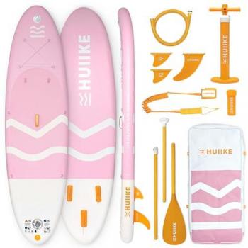 Rosa Estabilidad SUP: Padel Surf con Accesorios de Lujo