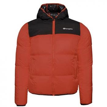 Giacca con Cappuccio per Bambini Champion XL Rosso e Nero