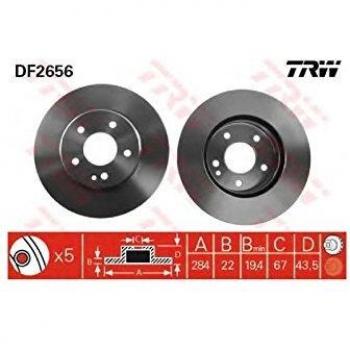 TRW disco freno DF2656