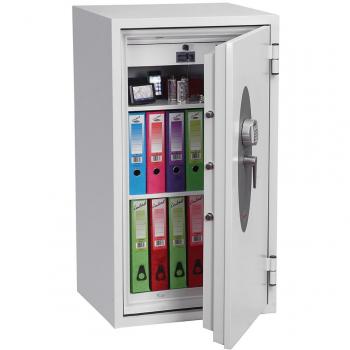 Phoenix 1622E Fire & S1 Secure Vault – Size 2, White, 162L Capacity, Electronic Lock, 120‑Minute Heat Shield