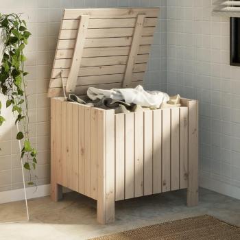 Storage Box with Lid rana 60x49x54 cm Solid Wood Pine