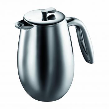 BODUM Columbia 0.35L Matt Chrome Double Wall Coffee Maker