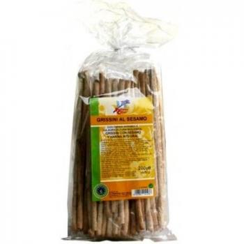 Grissini integrales de sésamo bio 200 g La Finestra Bioclub