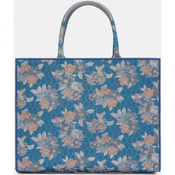 Borsa Furla Azzurro in Tessuto Jacquard