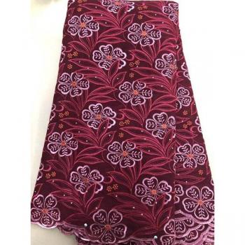 Dentelle Satinée 5Yds – Coton Doux Africain