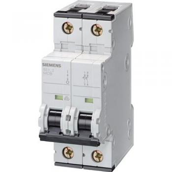 Interruttore Magnetotermico 2P 40A 10kA Tipo C 2 Moduli Siemens