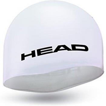 Bonnet de bain en silicone moulé HEAD, unisexe, mixte adulte, blanc, taille unique