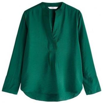 Next Elegante Schlupfbluse mit V-Ausschnitt
