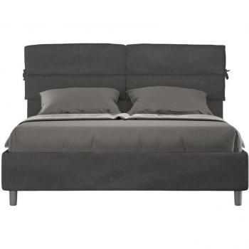 Cama Gris Nandy 160x190 sin Somier