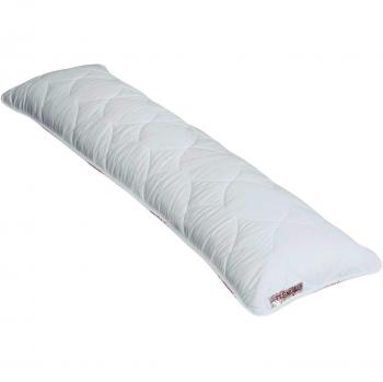 Weißes Badenia Seitenschläferkissen Textilfaser-Design