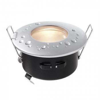 Lampada Anello Incasso 12V 35W LED MR16 Argento Opaco Classe Energetica A++