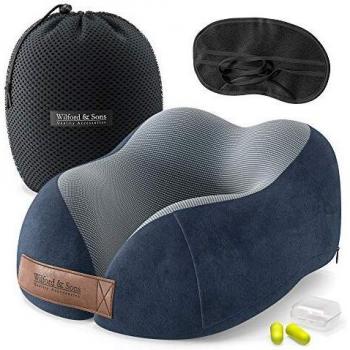 Wilford & Sons Nackenkissen mit Ohrstöpseln