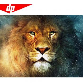 Kreuzstich Tiger Strassbild 20X30CM