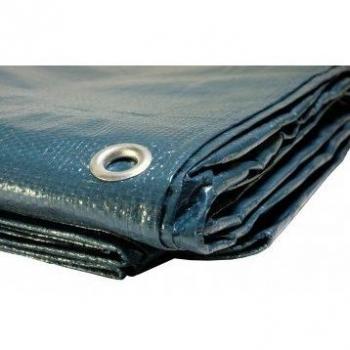 Copri piscina rettangolare con rete di scolo, telo impermeabile 8 x 14 m