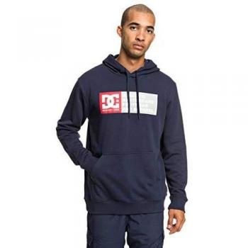 Pullover Hoodie DC Vertical Zone, Taglia Medio, Colore: Nero con Fiori Iris