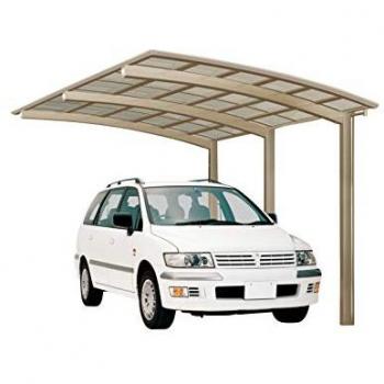 Ximax Carport 'Portoforte 110 SC' edelstahlfarben 270 x 495 x 298 cm