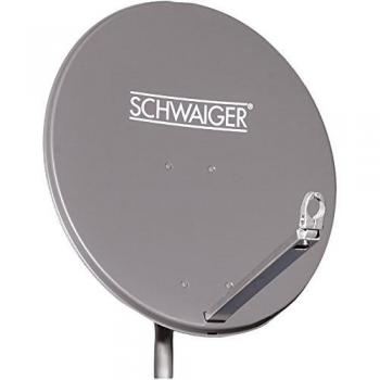 Schwaiger Aluminium Offset-Antenne anthrazit
