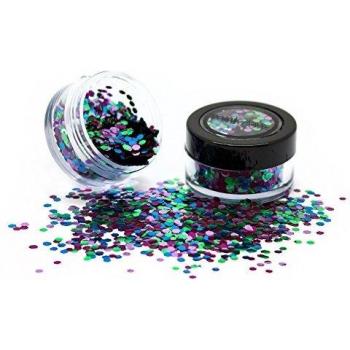 PaintGlow Nachhaltig – Wilde Papageiengrün mit klumpigem Funkeln