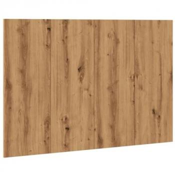 Artisan Oak Bed Headboard 120x1.5x80 cm Engineered Wood