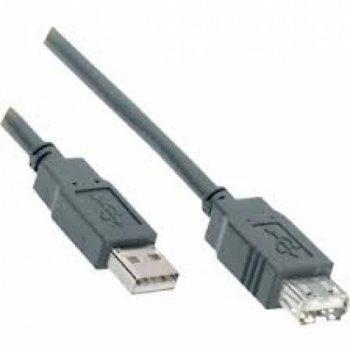 V7 Prolunga USB 2.0 da USB A a USB A (colore grigio) 3m