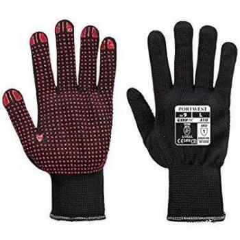 Guanti Portwest in maglia PVC A110 Rosso 7