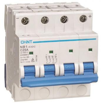Interruptor DC Chint 4 Polos 16A 1000V NB1DC-4P-C16-1000V