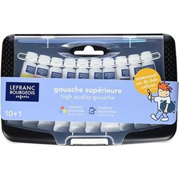 Coffret de Peinture Gouache Collégiale à 10 Tubes avec Pinceau Inclus