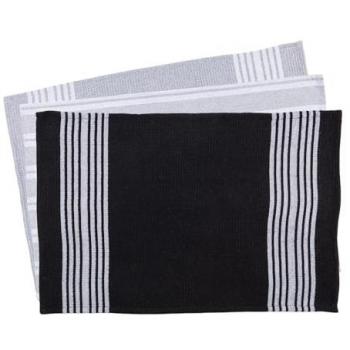 Monochrome Cotton Tea Towels Set