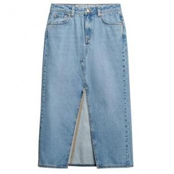 Jupe Denim Femme Superdry Beach Blue 28