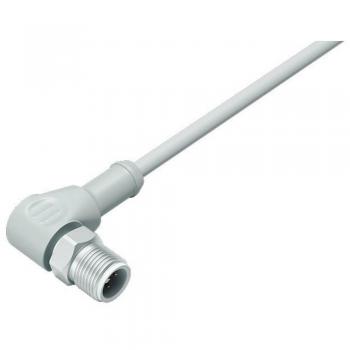 Schubiger M12 Elektronikkabel mit gewinkeltem Sensor-/Aktor-Steckverbinder, Grau