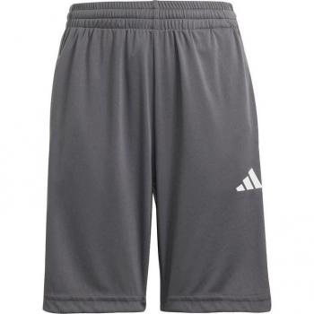 Bermuda Fitness Adidas Criança 3Banda Cinza