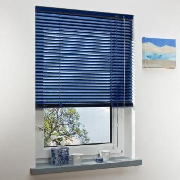 Jalousie Aluminium 240 cm x 160 cm in Blau von LIEDECO