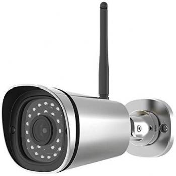 Thomson 512397 Silberne IP-Kamera mit 1080p Auflösung