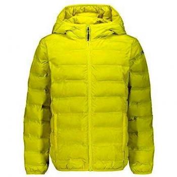 CMP Jungen Giacca Idrorepellente Con Imbottitura Feel Warm Seamless Flock Jacke, Lemonade, 152