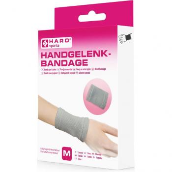 HARO Sportbandage für das Handgelenk M, grau