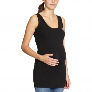 Noppies Umstandsshirt Damen 60101, Gr. 34 (XS) – Schwarz