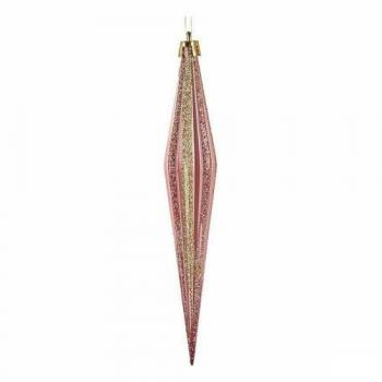 Krist+ Weihnachtsbaumkugeln Set Rosa Gold PVC 12 Stück
