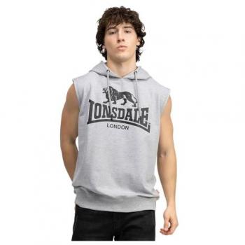 Lonsdale Bignor Hoodie Gris para Hombre