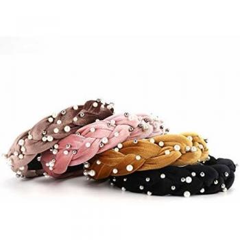 Perle in Velluto per Capelli Makone 4 pezzi