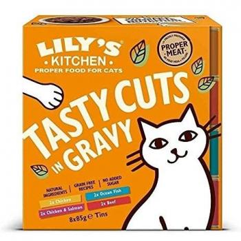Lily's Kitchen Multipack de Découpes Savoureuses en Sauce pour Chats 8x85g