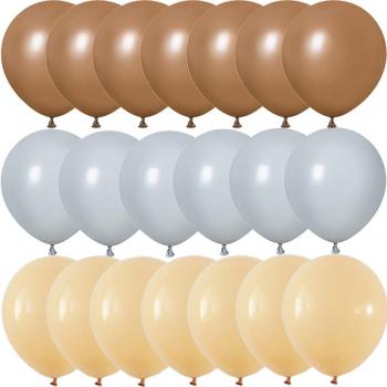 Luftballons für romantische Anlässe in Weiß und Gold