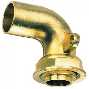 Connecteur de Cuivre à Coude 90 Degrés en Laiton avec Oreille de Fixation et Joint Plat BD2315