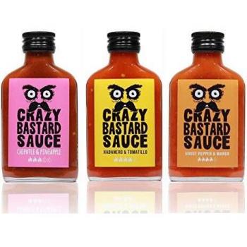 Crazy B Sauce Geschenkset mit 3 Flaschen