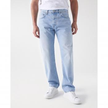 Vaquero recto para hombre Salsa Jeans azul claro