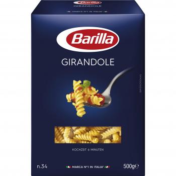 Barilla 12‑er Paket Girandole – 500 g Hartweizensorte, immer al dente
