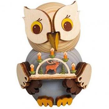 Mini-Eule mit Schwibbogen