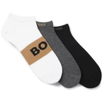 BOSS Sneaker‑Socken „3P AS Logo CC“ – Herren 39–42