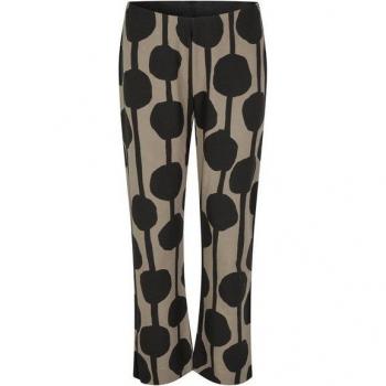 Masai Women's Cropped Pants, Beige, L Size