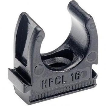 Fixation Tube Lourd Noir 32 mm